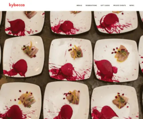 Kybecca.com(Kybecca wine restaurant) Screenshot