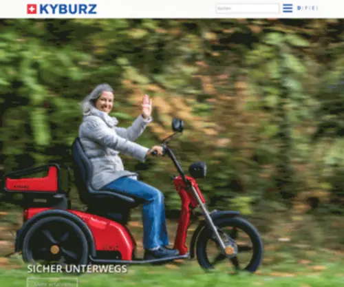Kyburz-Switzerland.ch(Kyburz Switzerland) Screenshot