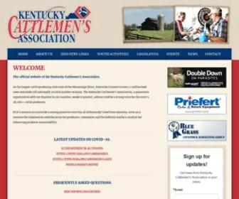 Kycattle.org(Kentucky Cattlemen's Association) Screenshot