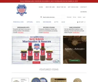 Kycolonelsstore.com(Gift Shop) Screenshot