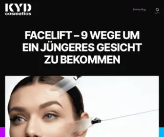 KYD-Cosmetics.ch(FACELIFT) Screenshot