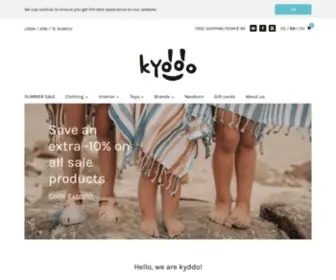 KYddo.com(Sustainable kid’s clothing) Screenshot