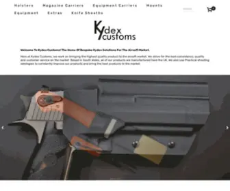 Kydexcustomsuk.com(Kydex Customs) Screenshot