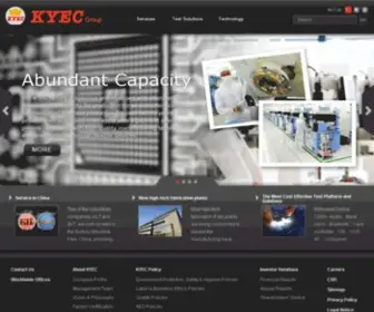 Kyec.com.tw(King Yuan Electronics) Screenshot