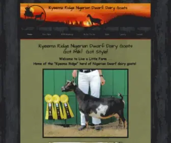 Kyeemaridge.com(Kyeema Ridge Nigerian Dwarf Dairy Goats) Screenshot