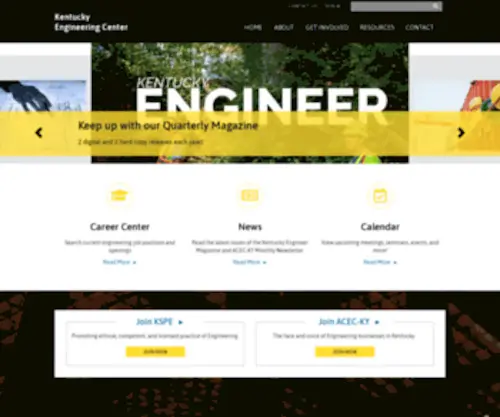 Kyengcenter.org(Kentucky Engineering Center) Screenshot