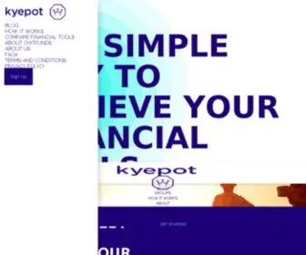 Kyepot.com(The simplest way to save) Screenshot