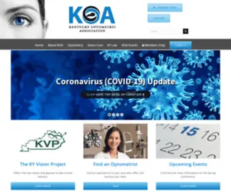 Kyeyes.org(Kentucky Optometric Association) Screenshot