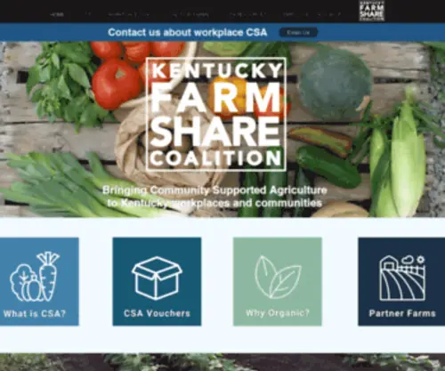 Kyfarmshare.org(Kentucky Farm Share Coalition) Screenshot