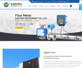 KYflowmeter.com(Kaifeng Instrument Co) Screenshot