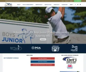 Kygolf.org(Golf House Kentucky) Screenshot