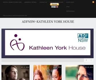 KYH.org.au(ADFNSW-Kathleen York House) Screenshot