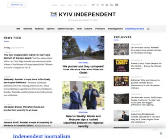 Kyivindependent.com(The Kyiv Independent) Screenshot