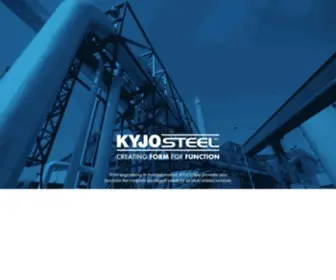 Kyjosteel.com(KYJO Steel) Screenshot