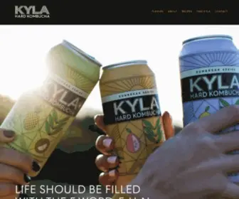 Kylakombucha.com(KYLA Hard Kombucha) Screenshot