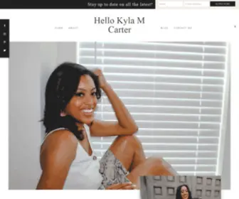 Kylamcarter.com(Hello Kyla M Carter) Screenshot