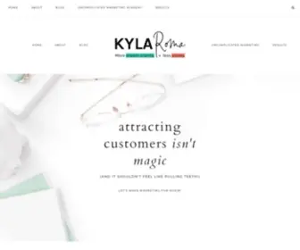 Kylaroma.com(⋆) Screenshot