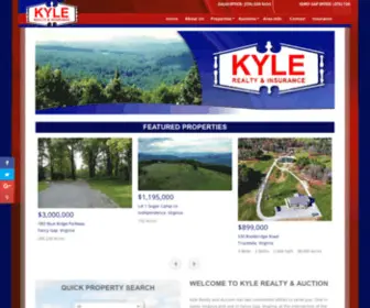 Kyle-Realty.com(Homes in Galax VA) Screenshot