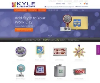Kyledesigns.com(Shop the most unique gift ideas for men & women) Screenshot