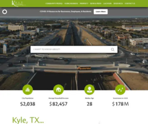 Kyleed.com(The City of Kyle) Screenshot