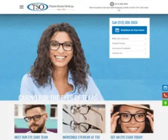 Kyleeyeclinic.com(Texas State Optical) Screenshot