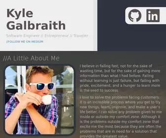 Kylegalbraith.com(Kyle Galbraith) Screenshot