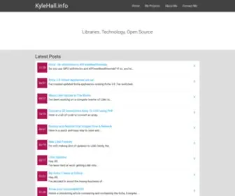 Kylehall.info(Kylehall info) Screenshot