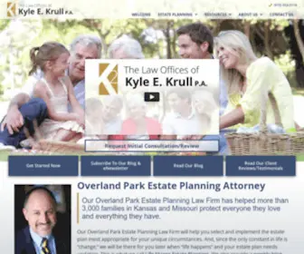 Kylekrull.com(Overland Park Estate Planning) Screenshot