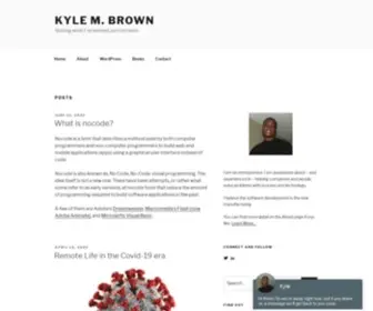 Kylembrown.com(Sharing what I've learned) Screenshot