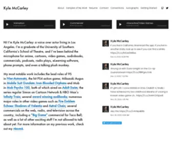 Kylemccarley.com(Kyle McCarley) Screenshot