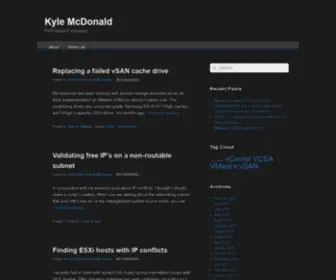 KylemCDonald.com.au(Kyle McDonald) Screenshot