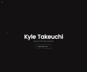 Kyletakeuchi.com(Kyle Takeuchi) Screenshot