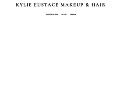 Kylieeustace.com.au(Kylie Eustace Kylies Professional Hair and Makeup) Screenshot