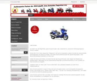 KYmco-Ersatzteile.de(Kymco Scooterparts) Screenshot