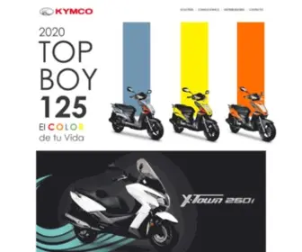 KYmco.com.mx(Grupo Motomex) Screenshot