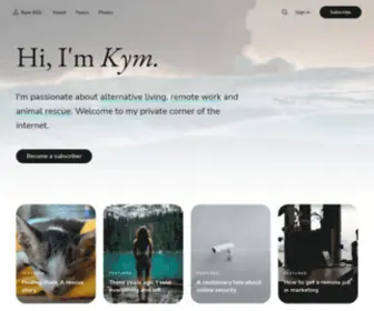 Kymellis.co(Tales from my journey as a vagabond) Screenshot