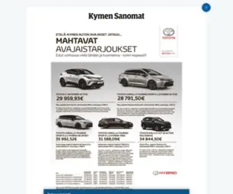 Kymensanomat.fi(Kymen Sanomat) Screenshot