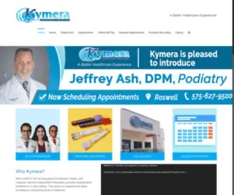 Kymeramedical.com(Kymera Independent Physicians) Screenshot