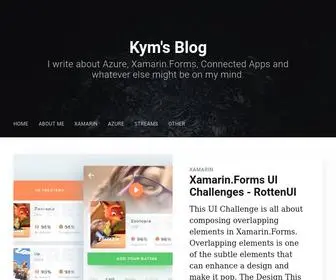 KYMphillpotts.com(Kym's Blog) Screenshot