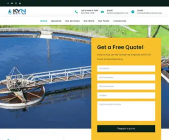 Kynenviro.in(KYN Enviro Website) Screenshot