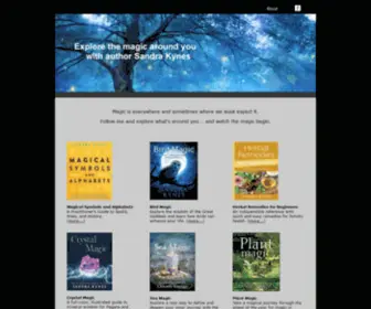 Kynes.net(Explore the magic around you with books by Sandra Kynes) Screenshot