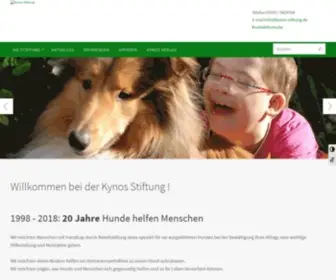 Kynos-Stiftung.de(Hunde helfen Menschen) Screenshot
