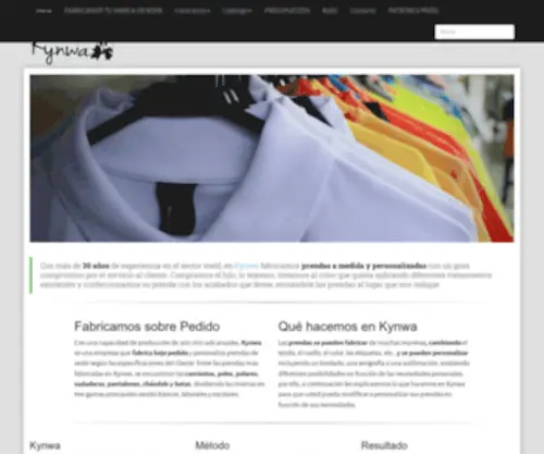 KYnwa.es(Comparativa de prendas de ropa y accesorios) Screenshot