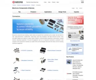 Kyocera-Connector.com(Connectors) Screenshot