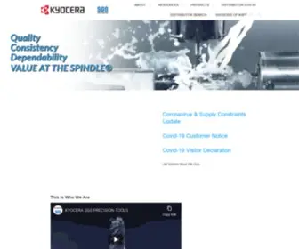 Kyocera-SGstool.com(KYOCERA SGS Precision Tools (KSPT)) Screenshot