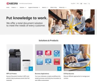 Kyoceradocumentsolutions.asia(KYOCERA Document Solutions Asia Limited) Screenshot