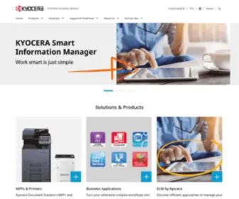 Kyoceradocumentsolutions.com.hk(KYOCERA Document Solutions Hong Kong Limited) Screenshot