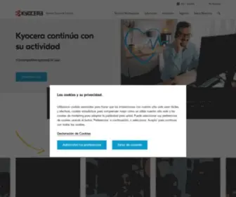 Kyoceradocumentsolutions.es(Soluciones de impresión y gestión documental) Screenshot