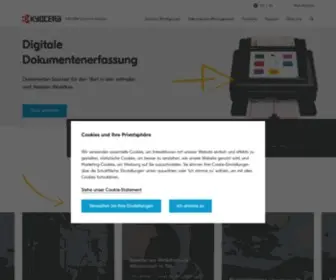Kyoceramita.de(KYOCERA Document Solutions Deutschland) Screenshot