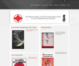 Kyokushin.ca(IKOKC) Screenshot
